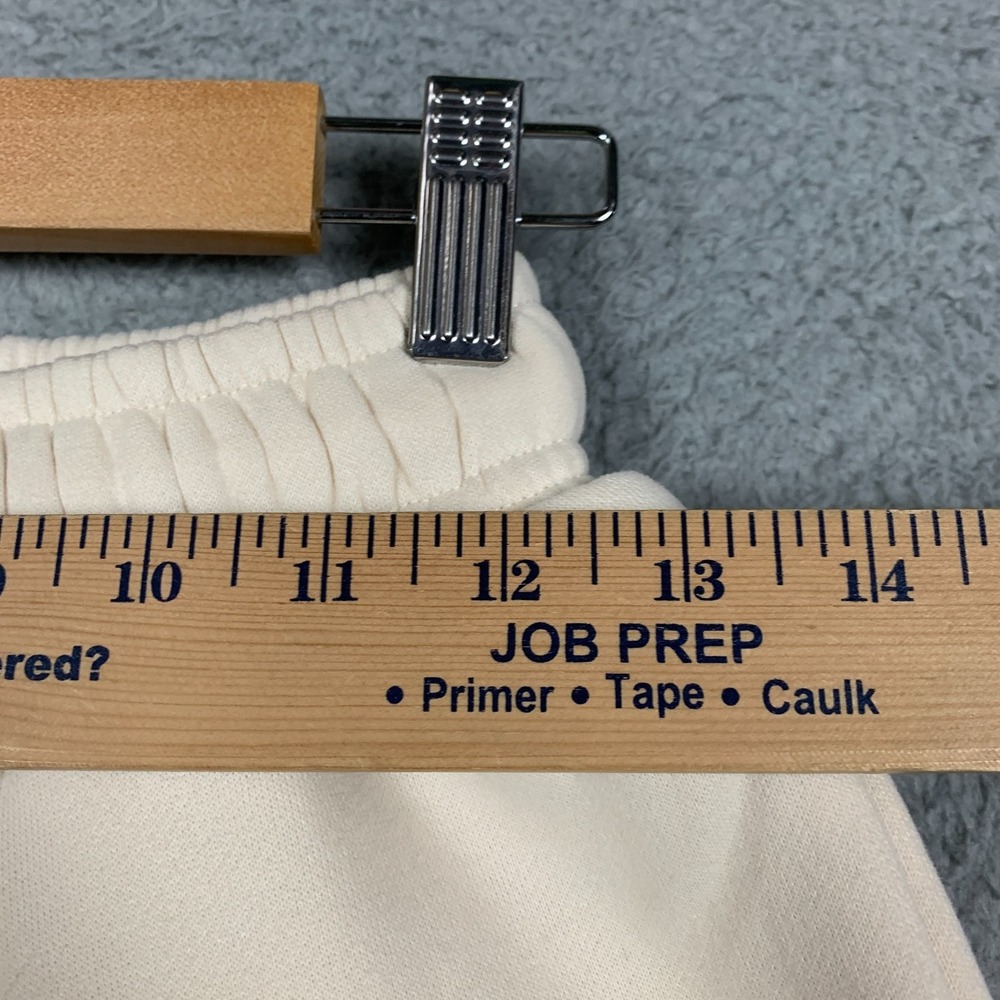 NWT Kristin Made Cloud Sweatpant Women's Small S Cream Drawstring Fleece Jogger - Picture 7 of 9